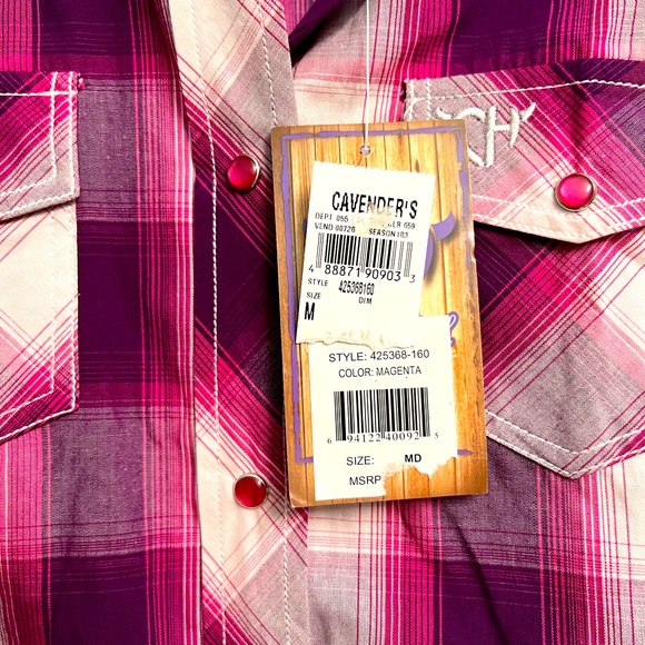 Cowgirl Hardware Girls Pearl Snap Sparkle Western Rodeo Shirt - Picture 2 of 9